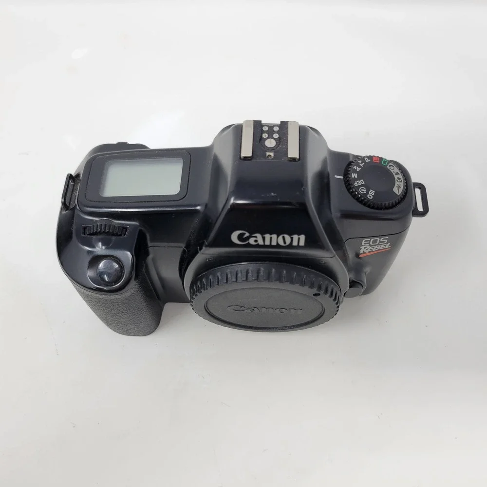 Canon EOS Rebel 35mm SLR Film Camera Body Only Black Made in Japan